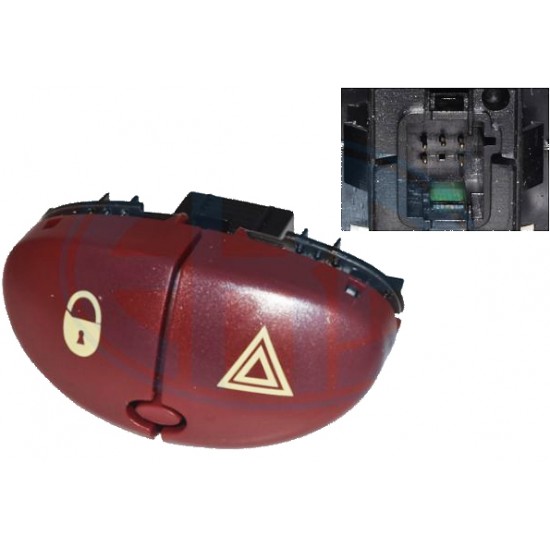AMC-ΔΙΑΚ.EWS-PE-017/AJ - ΔΙΑΚΟΠΤΗΣ ΓΙΑ PEUGEOT 206 1998+ 5PIN ΑΛΑΡΜ orig.6554.L0 ΔΙΑΚΟΠΤΗΣ ΓΙΑ PEUGEOT 206 1998+ 5PIN ΑΛΑΡΜ orig.6554.L0