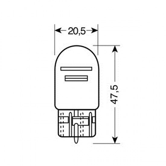 AMC-5831.3-LM - ΛΑΜΠΑΚΙΑ 12V W21/5W W3x16q ΛΑΜΠΑΚΙΑ 12V W21/5W W3x16q