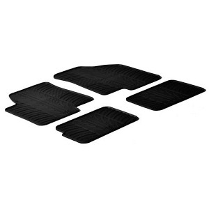 ΠΑΤΑΚΙΑ ΣΕ ΣΚΑΦΗ ΛΑΣΤΙΧΟ ΓΙΑ KIA SOUL 03/2009-11/2012 SUMISURA ΣΕ ΜΑΥΡΟ ΧΡΩΜΑ ΧΩΡΙΣ ΚΟΥΜΠΩΜΑΤΑ LAMPA - 4 ΤΕΜ.