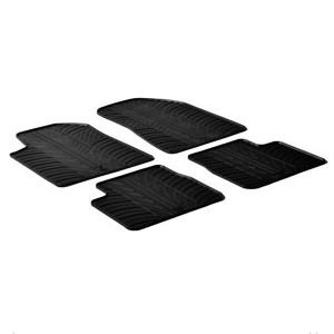 ΠΑΤΑΚΙΑ ΣΕ ΣΚΑΦΗ ΛΑΣΤΙΧΟ ΓΙΑ ALFA ROMEO GIULIETTA 04/2010-2021 SUMISURA ΣΕ ΜΑΥΡΟ ΧΡΩΜΑ ME ΚΟΥΜΠΩΜΑΤΑ LAMPA - 4 ΤΕΜ.