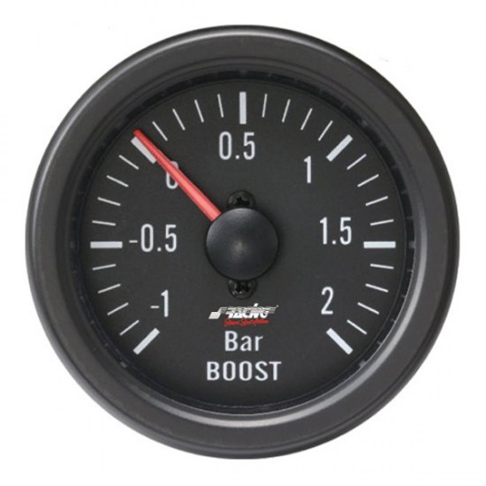AMC-ΟΡΓ/BV/B - ΜΠΑΡΟΜΕΤΡΟ+VACUUM 52mm ΜΑΥΡΟ ΜΠΑΡΟΜΕΤΡΟ+VACUUM 52mm ΜΑΥΡΟ