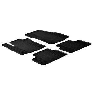 ΠΑΤΑΚΙΑ ΣΕ ΣΚΑΦΗ ΛΑΣΤΙΧΟ ΓΙΑ OPEL MERIVA 05/2010-2017 SUMISURA ΣΕ ΜΑΥΡΟ ΧΡΩΜΑ ME ΚΟΥΜΠΩΜΑΤΑ LAMPA - 4 ΤΕΜ.