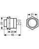 ΔΙΑΚΟΠΤΗΣ ON/OFF ΜΕ LED 12/24V - 5Α (ΜΠΛΕ) - 1 ΤΕΜ.