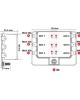 ΔΙΑΝΕΜΗΤΗΣ ΑΣΦΑΛΕΙΟΘΗΚΗ 12/24V 1 ΕΣΟΔΟ - 6 ΕΞΟΔΟΙ