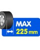 AMC-L1595.6 - PP-2 ΣΤΑΝΤ 4 ΕΛΑΣΤΙΚΩΝ ΜΕ ΔΙΑΧΩΡΙΣΤΙΚΕΣ ΡΟΔΕΛΕΣ (110 cm - MAX 225mm) PP-2 ΣΤΑΝΤ 4 ΕΛΑΣΤΙΚΩΝ ΜΕ ΔΙΑΧΩΡΙΣΤΙΚΕΣ ΡΟΔΕΛΕΣ (110 cm - MAX 225mm)