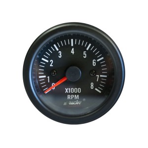 ΣΤΡΟΦΟΜΕΤΡΟ 0-8.000rpm 52mm ΜΑΥΡΟ ΣΤΡΟΦΟΜΕΤΡΟ 0-8.000rpm 52mm ΜΑΥΡΟ