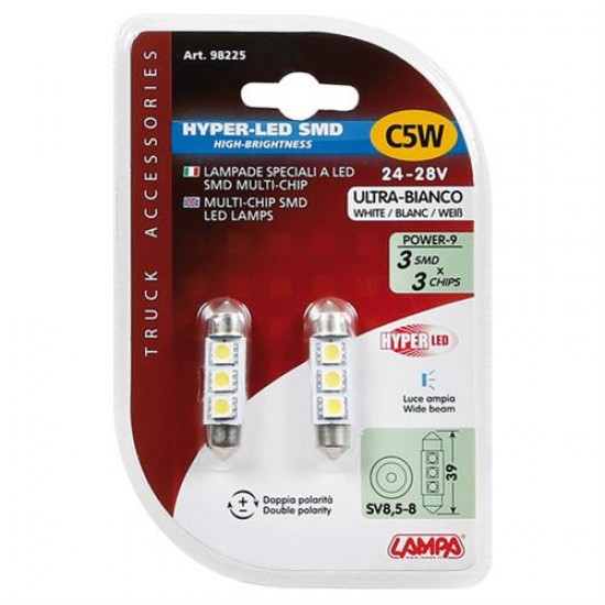 AMC-L9822.5 - 24/28V SV8,5-8 HYPER-LED9 10x39mm 24/28V SV8,5-8 HYPER-LED9 10x39mm