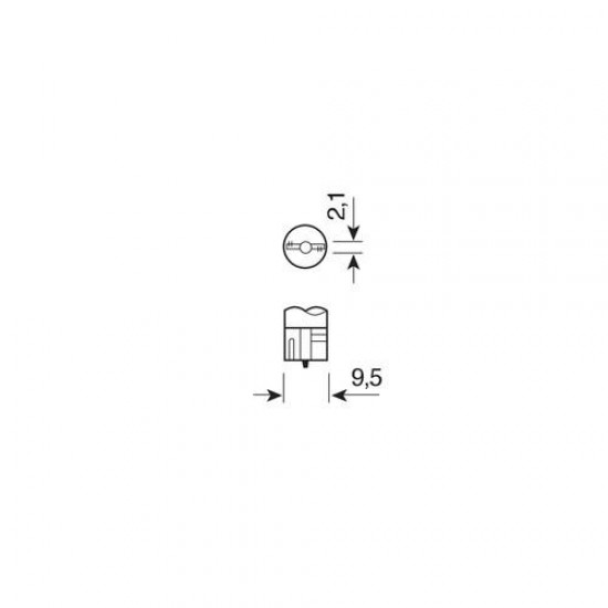 AMC-2825HCBI/OA - W5W 12V 5W W2,1x9,5d W5W 12V 5W W2,1x9,5d