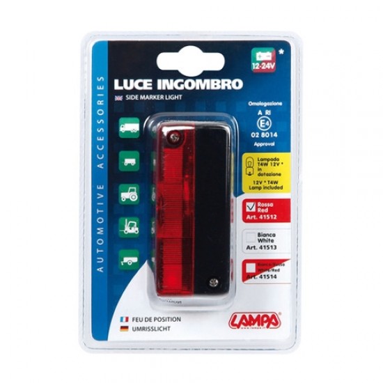 AMC-L4151.2 - ΦΩΣ ΘΕΣΕΩΣ 93x38mm 12/24V ΚΟΚΚΙΝΟ ΦΩΣ ΘΕΣΕΩΣ 93x38mm 12/24V ΚΟΚΚΙΝΟ