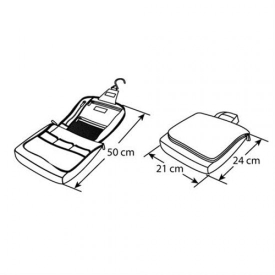 AMC-L9803.6 - ΤΣΑΝΤΑ ΟΡΓΑΝΩΣΗΣ ΚΑΙ ΜΕΤΑΦΟΡΑΣ ΤΑΞΙΔΙΟΥ TRAVEL CASE ΤΣΑΝΤΑ ΟΡΓΑΝΩΣΗΣ ΚΑΙ ΜΕΤΑΦΟΡΑΣ ΤΑΞΙΔΙΟΥ TRAVEL CASE