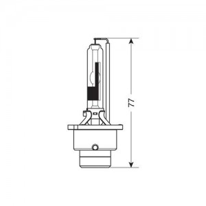 D2R HID XENON 12/24V - 35W - 6.000K (ΛΕΥΚΟ/ΨΥΧΡΟ - ICE WHITE) - 1ΤΕΜ. BLISTER