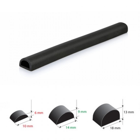 AMC-L7000.6 - ΠΡΟΣΤΑΤΕΥΤΙΚΟ ΛΑΣΤΙΧΟ ΠΟΡΤΑΣ 14Χ9 mm ΠΡΟΣΤΑΤΕΥΤΙΚΟ ΛΑΣΤΙΧΟ ΠΟΡΤΑΣ 14Χ9 mm