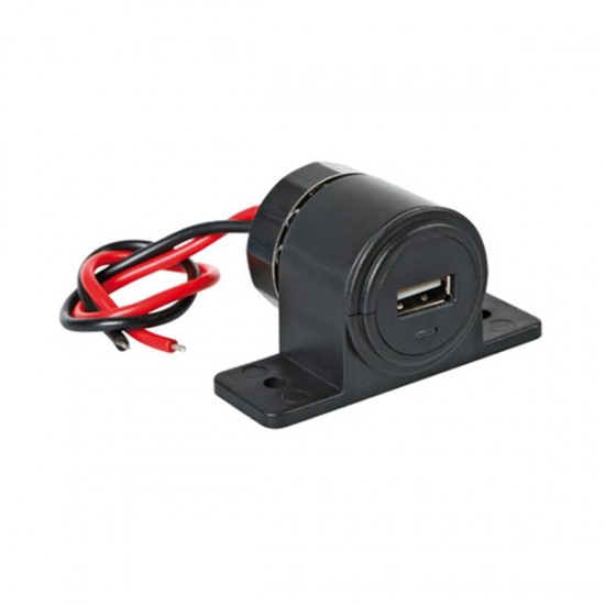 AMC-L3896.8/T - ΠΡΙΖΑ USB ΜΕ ΒΑΣΗ KAI ΕΝΔΕΙΞΗ LED 2100mA 12/24V ΠΡΙΖΑ USB ΜΕ ΒΑΣΗ KAI ΕΝΔΕΙΞΗ LED 2100mA 12/24V