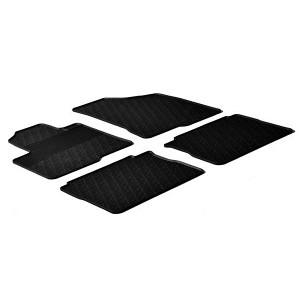 ΠΑΤΑΚΙΑ ΣΕ ΣΚΑΦΗ ΛΑΣΤΙΧΟ ΓΙΑ HYUNDAI SANTA FE 01/2005-09/2012 SUMISURA ΣΕ ΜΑΥΡΟ ΧΡΩΜΑ ΧΩΡΙΣ ΚΟΥΜΠΩΜΑΤΑ LAMPA - 4 ΤΕΜ.