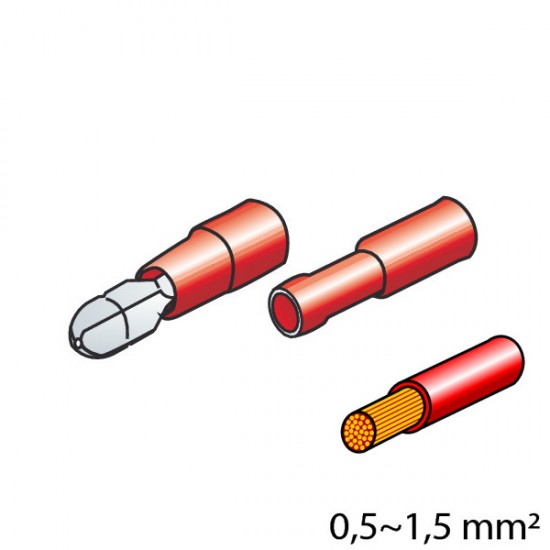 AMC-4505.6-LM - ΦΙΣΑΚΙΑ 4mm (40ΤΜΧ) ΦΙΣΑΚΙΑ 4mm (40ΤΜΧ)