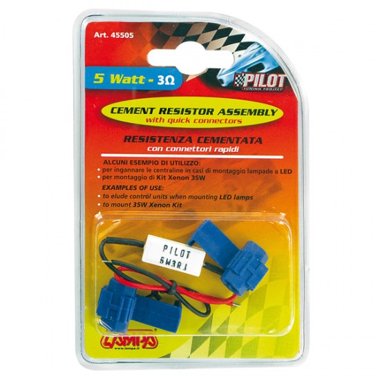 AMC-4550.5-LM - ΑΝΤΙΣΤΑΣΗ CAN-BUS 12V - 3Ω - 5W (CANCELLER) ΑΝΤΙΣΤΑΣΗ CAN-BUS 12V - 3Ω - 5W (CANCELLER)