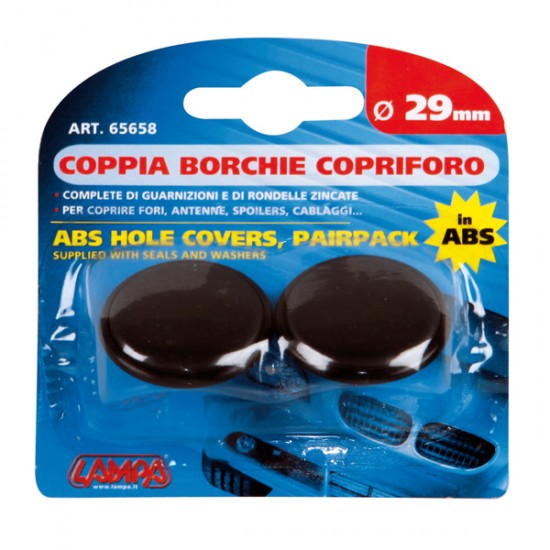 AMC-L6565.8 - ΤΑΠΕΣ ΚΕΡΑΙΑΣ ΜΑΥΡΕΣ 29 mm 2 ΤΕΜ. ΤΑΠΕΣ ΚΕΡΑΙΑΣ ΜΑΥΡΕΣ 29 mm 2 ΤΕΜ.