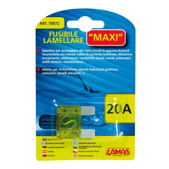 AMC-L7007.2 - ΑΣΦΑΛΕΙΑ ΜΑΧΙ 20Α ΑΣΦΑΛΕΙΑ ΜΑΧΙ 20Α