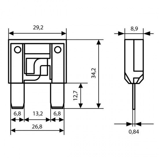 AMC-L7007.6 - ΑΣΦΑΛΕΙΑ ΜΑΧΙ 60Α ΑΣΦΑΛΕΙΑ ΜΑΧΙ 60Α