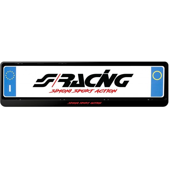 AMC-SRPTX/N - ΠΛΑΙΣΙΟ ΠΙΝΑΚΙΔΑΣ ΜΑΥΡΟ 53,5x14cm SIMONI RACING - 1 TEM ΠΛΑΙΣΙΟ ΠΙΝΑΚΙΔΑΣ ΜΑΥΡΟ 53,5x14cm SIMONI RACING - 1 TEM