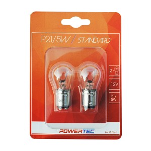 P21/5W 12V 21/5W BAY15d ΔΙΠΟΛΙΚΟ (STOP) POWERTEC STANDARD ΑΛΟΓΟΝΟΥ 2ΤΕΜ. P21/5W 12V 21/5W BAY15d ΔΙΠΟΛΙΚΟ (STOP) POWERTEC STANDARD ΑΛΟΓΟΝΟΥ 2ΤΕΜ.