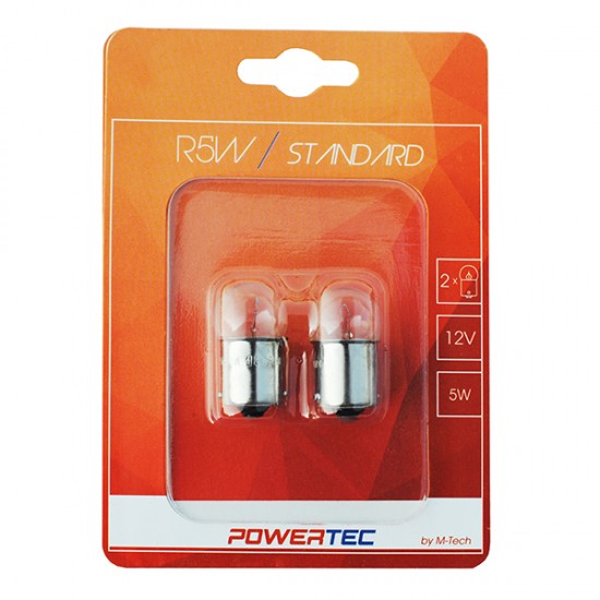 AMC-PTZ30-02B/MT - R5W 12V 5W BA15s (ΦΟΥΝΤΟΥΚΙ) POWERTEC STANDARD ΑΛΟΓΟΝΟΥ 2ΤΕΜ. R5W 12V 5W BA15s (ΦΟΥΝΤΟΥΚΙ) POWERTEC STANDARD ΑΛΟΓΟΝΟΥ 2ΤΕΜ.