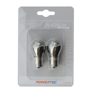 PY21W 12V 21W BAU15s 3.500K ΜΟΝΟΠΟΛΙΚΟ ΠΑΡΑΚΕΝΤΡΟ CHROME POWERTEC PLATINUM ΠΟΡΤΟΚΑΛΙ 2ΤΕΜ. M-TECH PY21W 12V 21W BAU15s 3.500K ΜΟΝΟΠΟΛΙΚΟ ΠΑΡΑΚΕΝΤΡΟ CHROME POWERTEC PLATINUM ΠΟΡΤΟΚΑΛΙ 2ΤΕΜ. M-TECH
