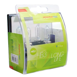 HB3 12V 65W 3.150K P20d POWERTEC LONG LIFE ΑΛΟΓΟΝΟΥ 2ΤΕΜ. HB3 12V 65W 3.150K P20d POWERTEC LONG LIFE ΑΛΟΓΟΝΟΥ 2ΤΕΜ.