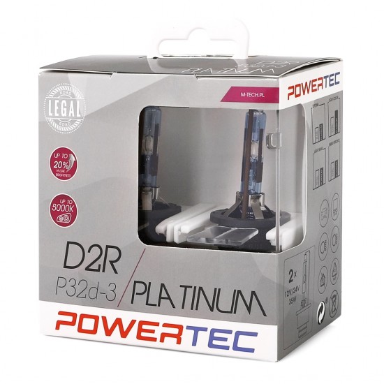 AMC-PTZPTD2R-DUO/MT - D2R 12V 35W P32d-3 5.000K POWERTEC PLATINUM 2ΤΕΜ. M-TECH D2R 12V 35W P32d-3 5.000K POWERTEC PLATINUM 2ΤΕΜ. M-TECH