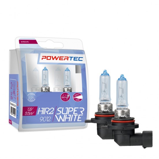 AMC-PTZSWHIR2-DUO/MT - ΛΑΜΠΕΣ HIR2 9012 12V 15/55W (up to 100% ) POWERTEC SUPERWHITE (up 3.500k) mTECH - 2 Τεμ. ΛΑΜΠΕΣ HIR2 9012 12V 15/55W (up to 100% ) POWERTEC SUPERWHITE (up 3.500k) mTECH - 2 Τεμ.