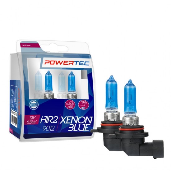 AMC-PTZXBHIR2-DUO/MT - ΛΑΜΠΕΣ HIR2 9012 55W 12V (up to 6.000k) POWERTEC XENON BLUE mTECH - 2 Τεμ. ΛΑΜΠΕΣ HIR2 9012 55W 12V (up to 6.000k) POWERTEC XENON BLUE mTECH - 2 Τεμ.