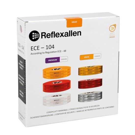 AMC-L.RA7155S - ΤΑΙΝΙΑ ΑΝΑΚΛΑΣΤΙΚΗ ΚΙΤΡΙΝΗ ΑΥΤΟΚΟΛΛΗΤΗ REFLEXALLEN VALUE VERSION 50mmX12,5m ΤΑΙΝΙΑ ΑΝΑΚΛΑΣΤΙΚΗ ΚΙΤΡΙΝΗ ΑΥΤΟΚΟΛΛΗΤΗ REFLEXALLEN VALUE VERSION 50mmX12,5m