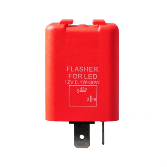 AMC-RE107/MT - LED FLASHER (ΦΛΑΣΙΕΡΑ) 2 ΕΠΑΦΩΝ (L+-) 30x30x30mm M-TECH - 1ΤΕΜ. LED FLASHER (ΦΛΑΣΙΕΡΑ) 2 ΕΠΑΦΩΝ (L+-) 30x30x30mm M-TECH - 1ΤΕΜ.