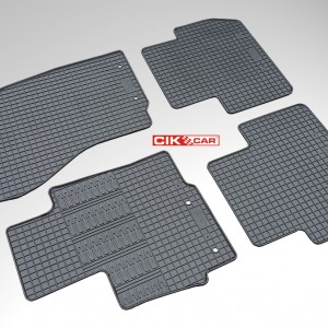 Cik - ΣΥΜΒΑΤΑ ΠΑΤΑΚΙΑ ΣΕ ΣΚΑΦΗ ΛΑΣΤΙΧΟ ΓΙΑ CITROEN C4 AIRCROSS 2010-2017 / PEUGEOT 4008 2012-2016 / MITSUBISHI ASX 2010-2012 ΣΕ ΜΑΥΡΟ ΧΡΩΜΑ ΜΕ ΚΟΥΜΠΩΜΑΤΑ - 4 ΤΕΜ. (RM.CI.0016/CK)