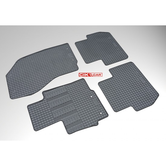 ΜΑΡΚΕ ΠΑΤΑΚΙΑ ΣΕ ΣΚΑΦΗ ΛΑΣΤΙΧΟ ΓΙΑ CITROEN C4 AIRCROSS 2010-2017 / PEUGEOT 4008 2012-2016 / MITSUBISHI ASX 2010-2012 ΣΕ ΜΑΥΡΟ ΧΡΩΜΑ ΜΕ ΚΟΥΜΠΩΜΑΤΑ CIK - 4 ΤΕΜ.