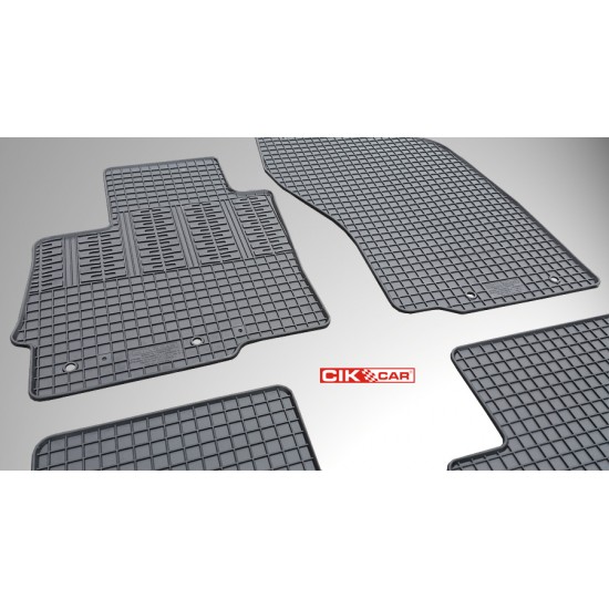 ΜΑΡΚΕ ΠΑΤΑΚΙΑ ΣΕ ΣΚΑΦΗ ΛΑΣΤΙΧΟ ΓΙΑ CITROEN C4 AIRCROSS 2010-2017 / PEUGEOT 4008 2012-2016 / MITSUBISHI ASX 2010-2012 ΣΕ ΜΑΥΡΟ ΧΡΩΜΑ ΜΕ ΚΟΥΜΠΩΜΑΤΑ CIK - 4 ΤΕΜ.