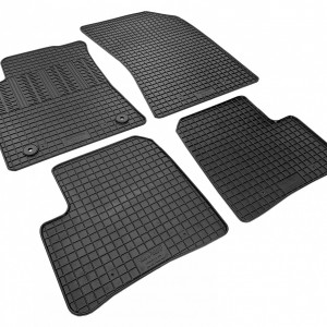 Cik - ΠΑΤΑΚΙΑ ΑΥΤΟΚΙΝΗΤΟΥ ΑΠΟ ΛΑΣΤΙΧΟ ΓΙΑ CITROEN C3 2016+ ΣΕ ΜΑΥΡΟ ΧΡΩΜΑ ΜΕ ΚΟΥΜΠΩΜΑΤΑ - 4 ΤΕΜ. (RM.CI.0022/CK)