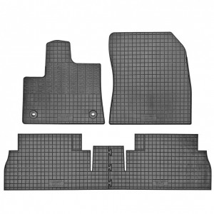 Cik - ΣΥΜΒΑΤΑ ΠΑΤΑΚΙΑ ΣΕ ΣΚΑΦΗ ΛΑΣΤΙΧΟ ΓΙΑ CITROEN BERLINGO 5ΘΕΣΙΟ 2018+ / OPEL COMBO E 5ΘΕΣΙΟ 2018+ / PEUGEOT RIFTER 5ΘΕΣΙΟ 2018+ ΣΕ ΜΑΥΡΟ ΧΡΩΜΑ ΜΕ ΣΤΡΟΓΓΥΛΑ ΚΟΥΜΠΩΜΑΤΑ - 4 ΤΕΜ. (RM.CI.0025/CK)