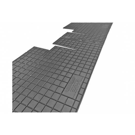 ΜΑΡΚΕ ΠΑΤΑΚΙΑ ΣΕ ΣΚΑΦΗ ΛΑΣΤΙΧΟ ΓΙΑ CITROEN BERLINGO 5ΘΕΣΙΟ 2018+ / OPEL COMBO E 5ΘΕΣΙΟ 2018+ / PEUGEOT RIFTER 5ΘΕΣΙΟ 2018+ ΣΕ ΜΑΥΡΟ ΧΡΩΜΑ ΜΕ ΣΤΡΟΓΓΥΛΑ ΚΟΥΜΠΩΜΑΤΑ CIK - 4 ΤΕΜ.