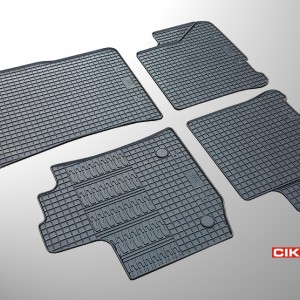 Cik - ΣΥΜΒΑΤΑ ΠΑΤΑΚΙΑ ΣΕ ΣΚΑΦΗ ΛΑΣΤΙΧΟ ΓΙΑ DACIA DOKKER 2012-2021 / DACIA LODGY 2012+ ΣΕ ΜΑΥΡΟ ΧΡΩΜΑ ΜΕ ΚΟΥΜΠΩΜΑΤΑ - 4 ΤΕΜ. (RM.DAC.0002/CK)