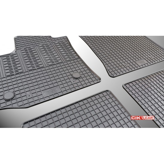 ΜΑΡΚΕ ΠΑΤΑΚΙΑ ΣΕ ΣΚΑΦΗ ΛΑΣΤΙΧΟ ΓΙΑ DACIA DOKKER 2012-2021 / DACIA LODGY 2012+ ΣΕ ΜΑΥΡΟ ΧΡΩΜΑ ΜΕ ΚΟΥΜΠΩΜΑΤΑ CIK - 4 ΤΕΜ.