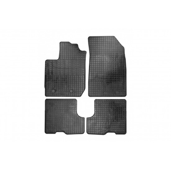 ΜΑΡΚΕ ΠΑΤΑΚΙΑ ΣΕ ΣΚΑΦΗ ΛΑΣΤΙΧΟ ΓΙΑ DACIA DUSTER 2018+ ΣΕ ΜΑΥΡΟ ΧΡΩΜΑ ΜΕ ΚΟΥΜΠΩΜΑΤΑ CIK - 4 ΤΕΜ.