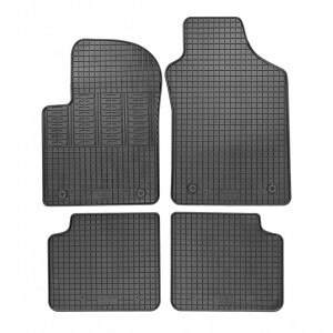 Cik - ΣΥΜΒΑΤΑ ΠΑΤΑΚΙΑ ΣΕ ΣΚΑΦΗ ΛΑΣΤΙΧΟ ΓΙΑ FIAT 500 2007-2016 ΣΕ ΜΑΥΡΟ ΧΡΩΜΑ ΜΕ ΚΟΥΜΠΩΜΑΤΑ - 4 ΤΕΜ. (RM.FI.0009/CK)