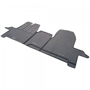 Cik - ΣΥΜΒΑΤΑ ΠΑΤΑΚΙΑ ΣΕ ΣΚΑΦΗ ΛΑΣΤΙΧΟ ΓΙΑ FORD TRANSIT 2/3ΘΕΣΙΟ 2014+ / TOURNEO CUSTOM 2/3ΘΕΣΙΟ 2012+ (1Η ΣΕΙΡΑ ΚΑΘΙΣΜΑΤΩΝ) ΣΕ ΜΑΥΡΟ ΧΡΩΜΑ ΧΩΡΙΣ ΚΟΥΜΠΩΜΑΤΑ - 3 ΤΕΜ. (RM.FO.0001/CK)