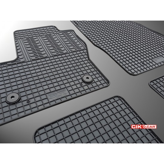 ΜΑΡΚΕ ΠΑΤΑΚΙΑ ΣΕ ΣΚΑΦΗ ΛΑΣΤΙΧΟ ΓΙΑ FORD TRANSIT CONNECT TOURNEO 5ΘΕΣΙΟ 2014+ ΣΕ ΜΑΥΡΟ ΧΡΩΜΑ ΜΕ ΚΟΥΜΠΩΜΑΤΑ CIK - 4 ΤΕΜ.