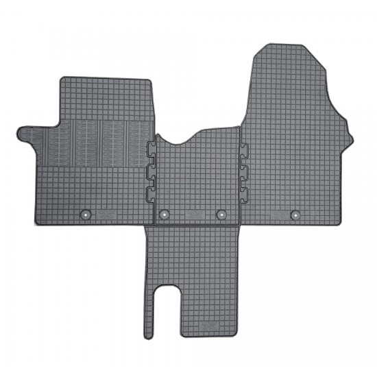 ΜΑΡΚΕ ΠΑΤΑΚΙΑ ΣΕ ΣΚΑΦΗ ΛΑΣΤΙΧΟ ΓΙΑ OPEL VIVARO 2ΘΕΣΙΟ 2014+ / RENAULT TRAFIC 2ΘΕΣΙΟ 2014+ ΣΕ ΜΑΥΡΟ ΧΡΩΜΑ ΜΕ ΚΟΥΜΠΩΜΑΤΑ CIK - 4 ΤΕΜ.