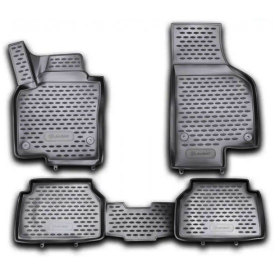 ΜΑΡΚΕ ΠΑΤΑΚΙΑ ΣΕ ΣΚΑΦΗ TPE ΛΑΣΤΙΧΟ ΓΙΑ VW TIGUAN 12/2007-2016  ΣΕ ΜΑΥΡΟ ΧΡΩΜΑ NOVLINE - 4 ΤΕΜ.