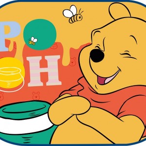 ΗΛΙΟΠΡΟΣΤΑΣΙΕΣ ΠΛΑΙΝΕΣ WINNIE THE POOH ΜΕ ΒΕΝΤΟΥΖΑ 44x35cm AMIO - 2 Τεμ.