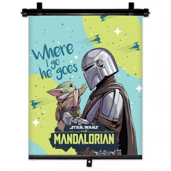 AMC-S59383/AM - ΚΟΥΡΤΙΝΑΚΙ ΗΛΙΟΠΡΟΣΤΑΣΙΑΣ ΣΕ ΡΟΛΟ THE MANDALORIAN 36x45cm ΓΙΑ ΠΛΑΙΝΟ ΤΖΑΜΙ/ΠΙΣΩ ΠΑΡΜΠΡΙΖ AMIO - 1 Τεμ. ΚΟΥΡΤΙΝΑΚΙ ΗΛΙΟΠΡΟΣΤΑΣΙΑΣ ΣΕ ΡΟΛΟ THE MANDALORIAN 36x45cm ΓΙΑ ΠΛΑΙΝΟ ΤΖΑΜΙ/ΠΙΣΩ ΠΑΡΜΠΡΙΖ AMIO - 1 Τεμ.