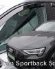 ΑΝΕΜΟΘΡΑΥΣΤΕΣ ΓΙΑ AUDI E-TRON SPORTBACK 5D 2020+  ΣΕΤ ΑΥΤΟΚΙΝΗΤΟΥ ΑΠΟ ΕΥΚΑΜΠΤΟ ΦΙΜΕ ΠΛΑΣΤΙΚΟ HEKO - 4 ΤΕΜ.